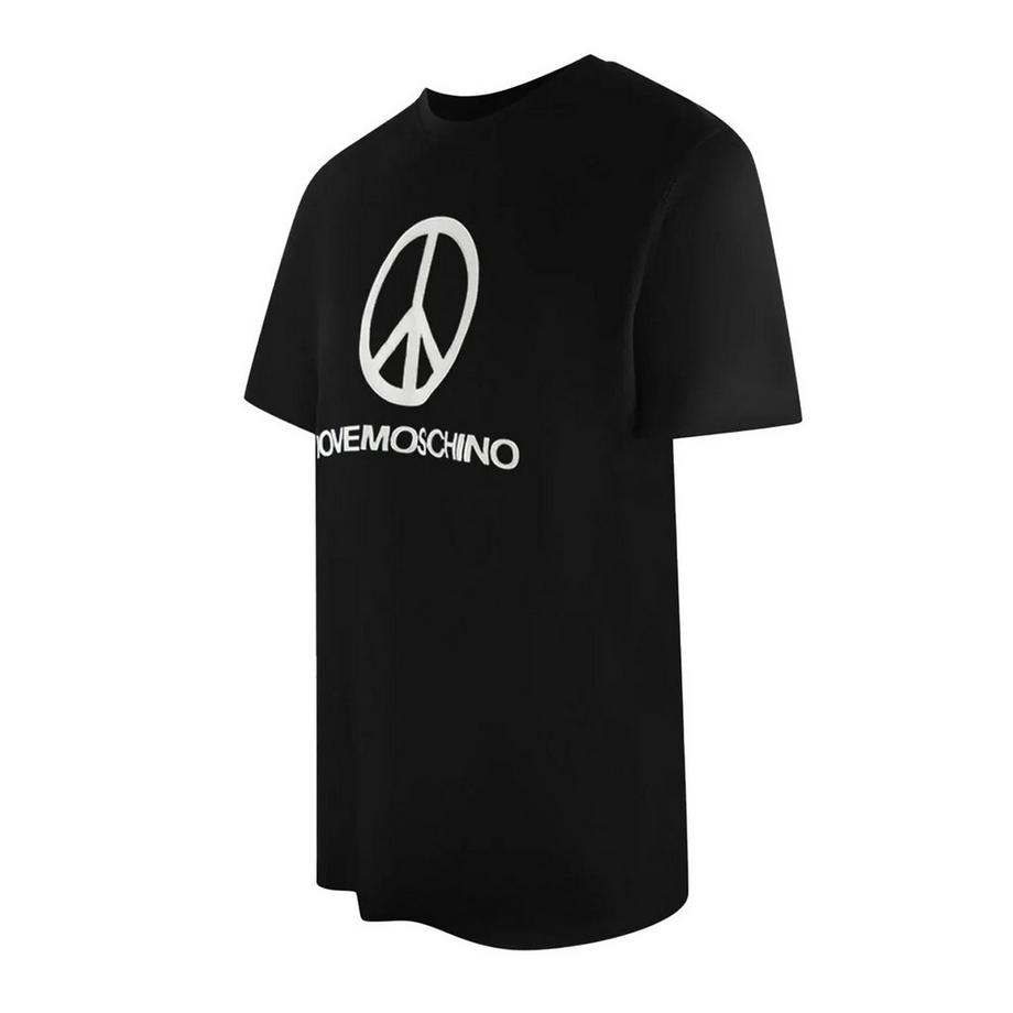 LOVE MOSCHINO  Maglietta Simbolo Della Pace 