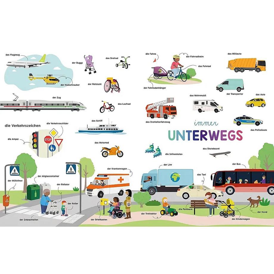 viele erste WÖRTER viele bunte BILDER Korte, Anica; Korte, Anica (Illustrationen) Gebundene Ausgabe 
