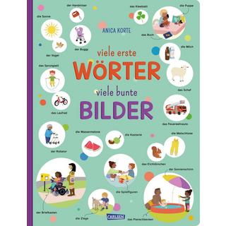 viele erste WÖRTER viele bunte BILDER Korte, Anica; Korte, Anica (Illustrationen) Copertina rigida 