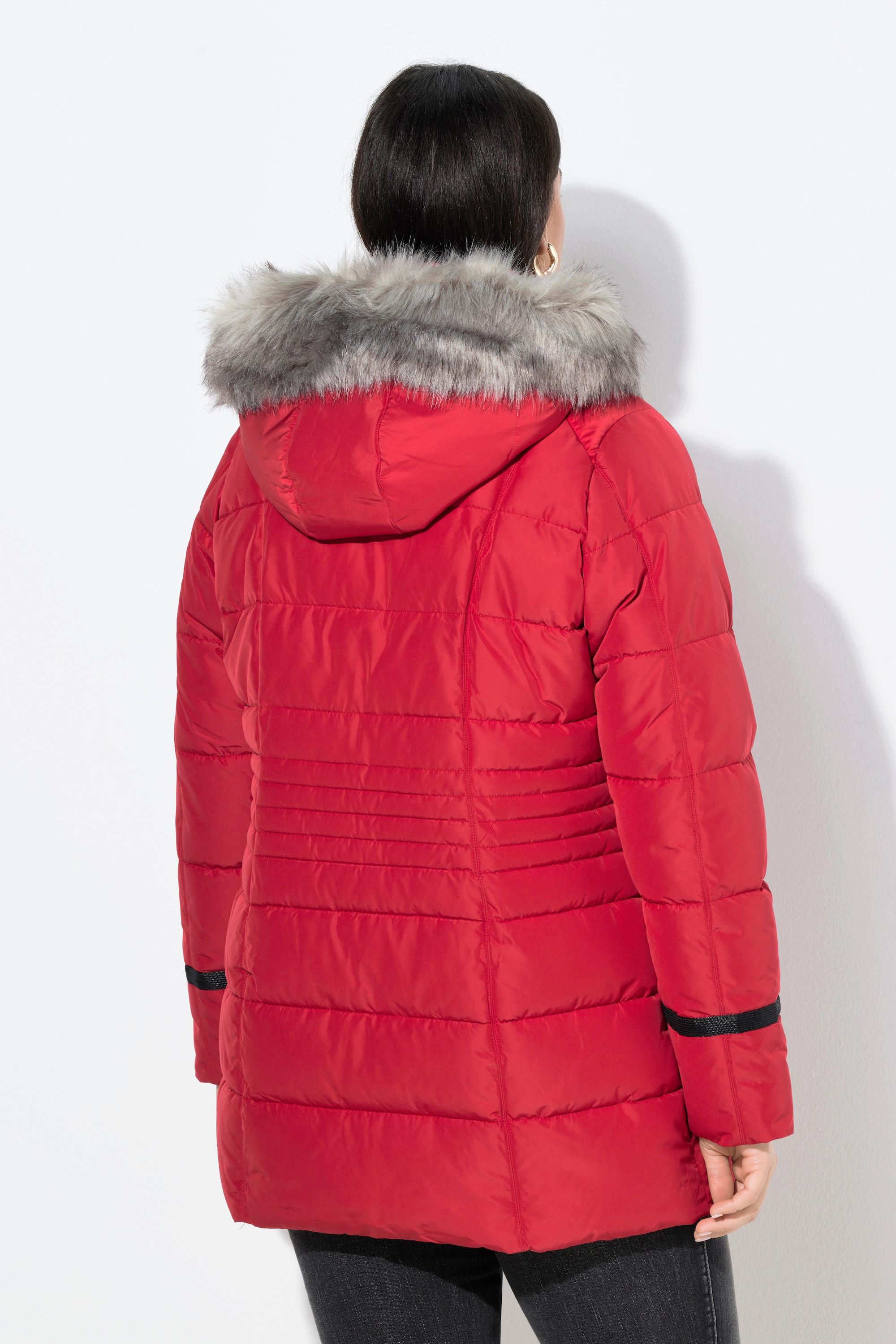 Ulla Popken HYPRAR Veste Matelassée Fonctionnelle Déperlante avec Capuche  