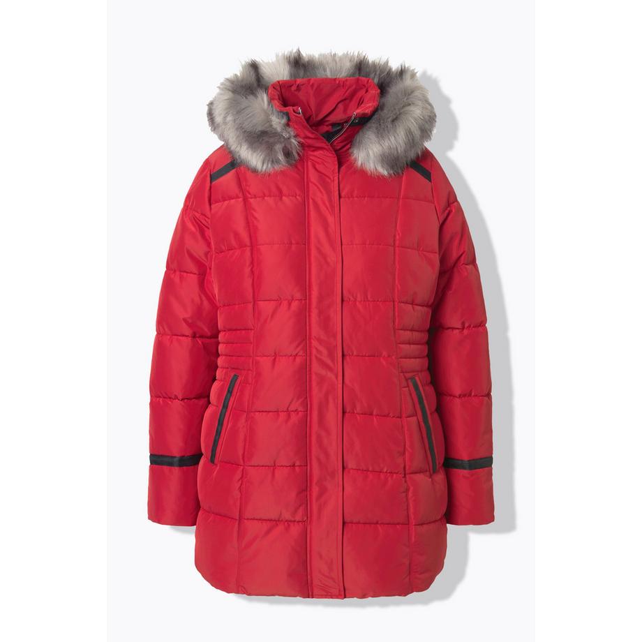 Ulla Popken HYPRAR Funktions-Steppjacke Wasserabweisend mit Kapuze  