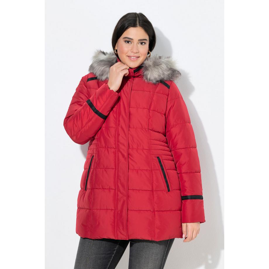 Ulla Popken HYPRAR Funktions-Steppjacke Wasserabweisend mit Kapuze  