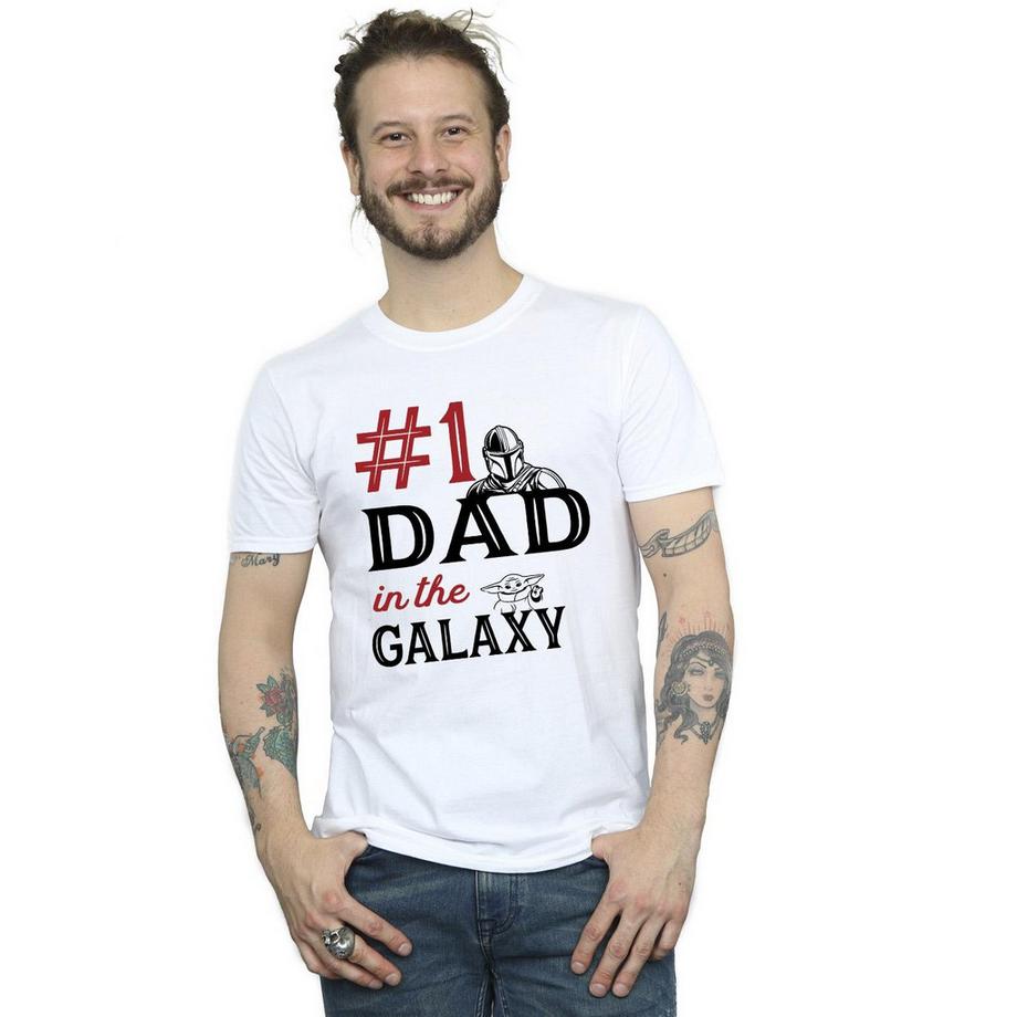 STAR WARS Mandalorian Number One Dad T-Shirt  