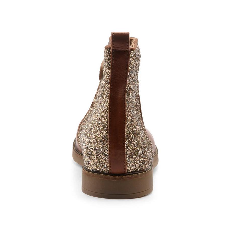 Pom D'api Stivaletto Chelsea Trip Back con pannello glitter  