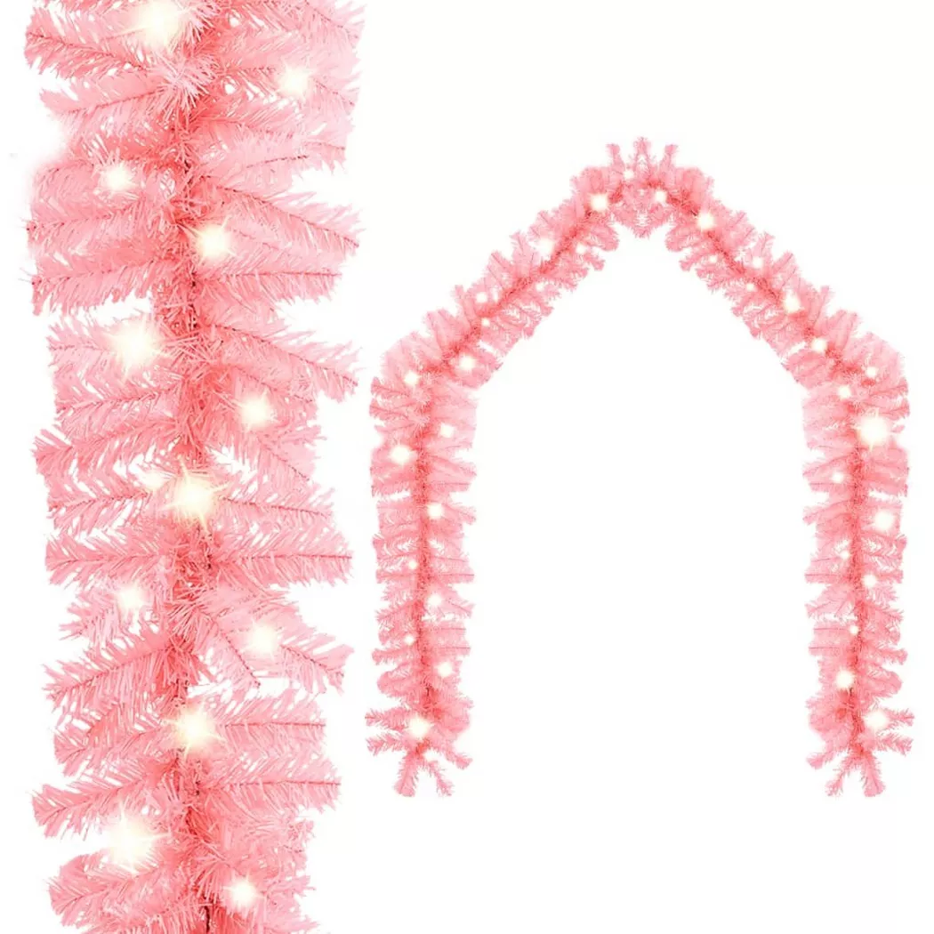 VidaXL - Guirlande, One Size, Pink