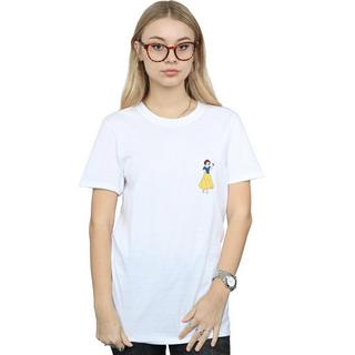 Disney PRINCESS T-Shirt Imprimé Poche Blanche-Neige  