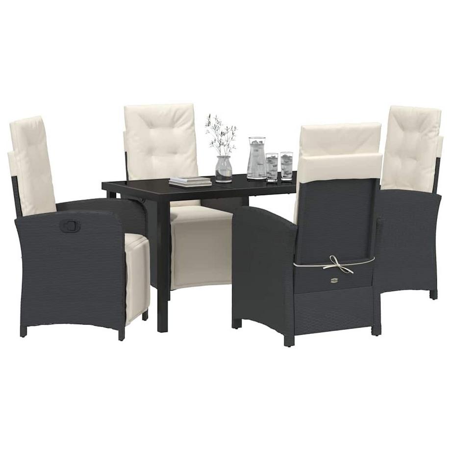 VidaXL Ensemble de salle à manger pour jardin poly rattan  