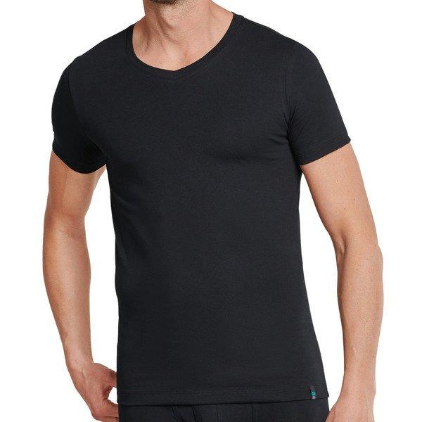 Schiesser Long Life Cotton V-Ausschnitt T-Shirt 2er Pack  