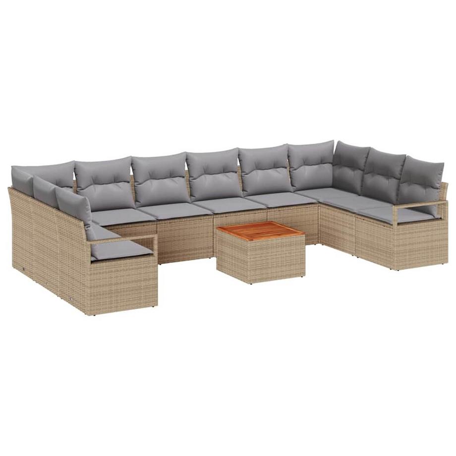 Canapé de jardin poly rattan