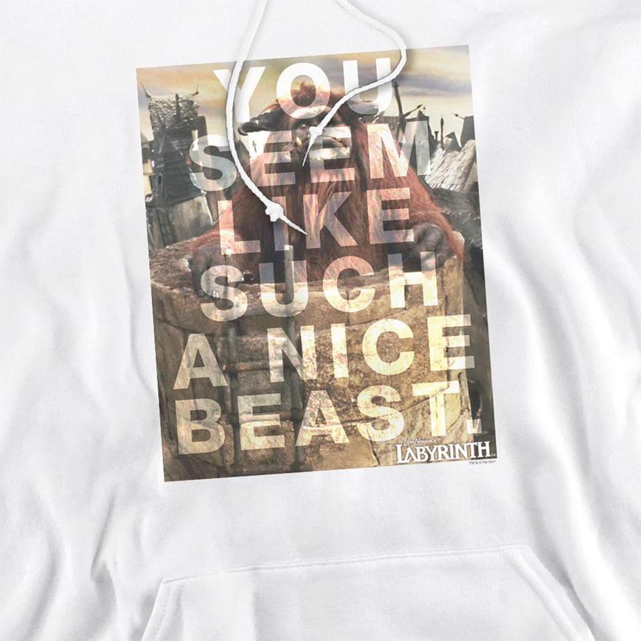 Labyrinth Nice Beast Felpa Con Cappuccio  