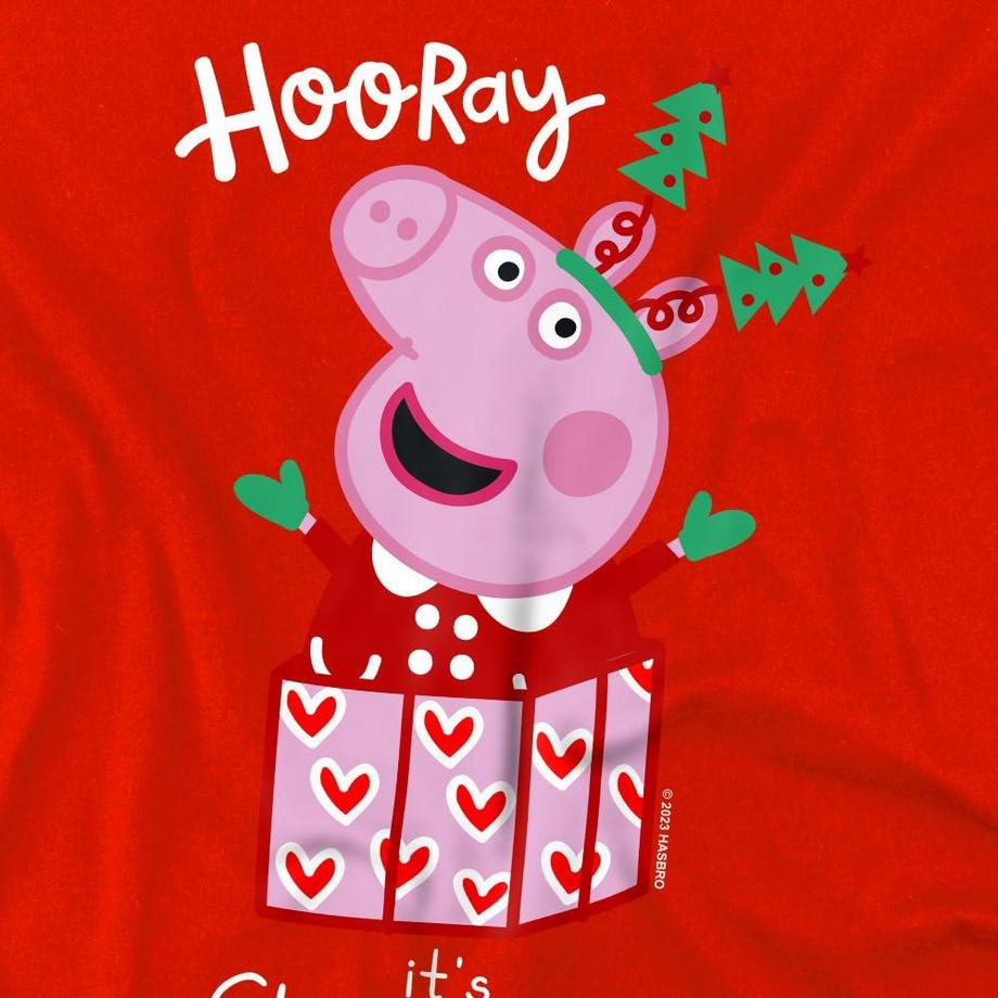 Peppa Pig  TShirt  weihnachtliches Design 
