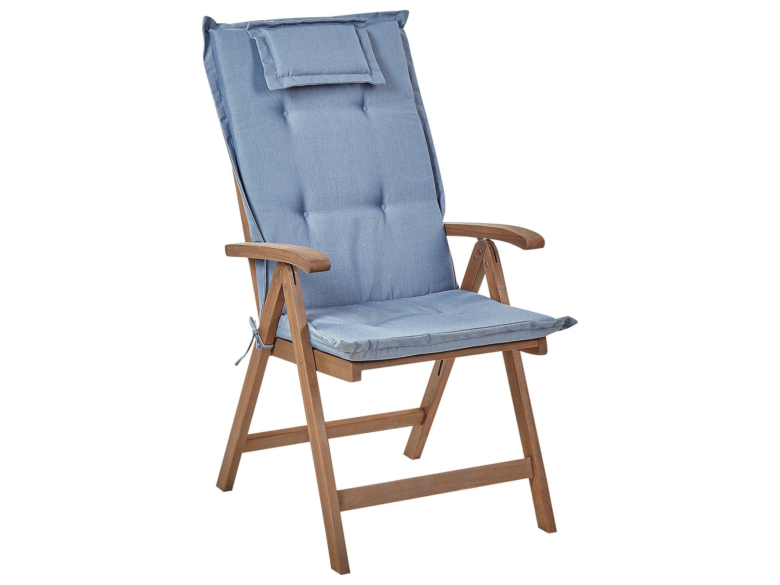 Beliani Bistro Set aus Akazienholz Rustikal AMANTEA  