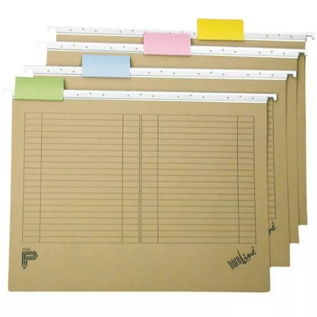 BÜROLINE – Hängemappe A4 190051 oliv 5 Stück, 21cm