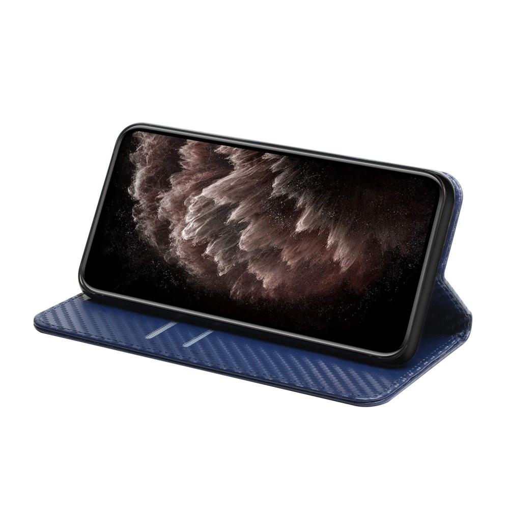 Cover-Discount  custodia Galaxy S22+ - Custodia Flip Carbon Look nera 