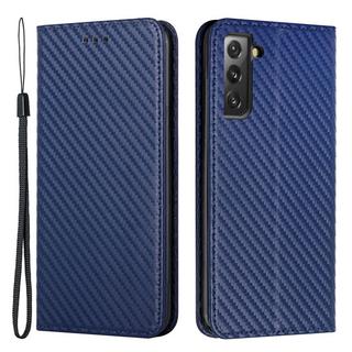 Cover-Discount  custodia Galaxy S22+ - Custodia Flip Carbon Look nera 