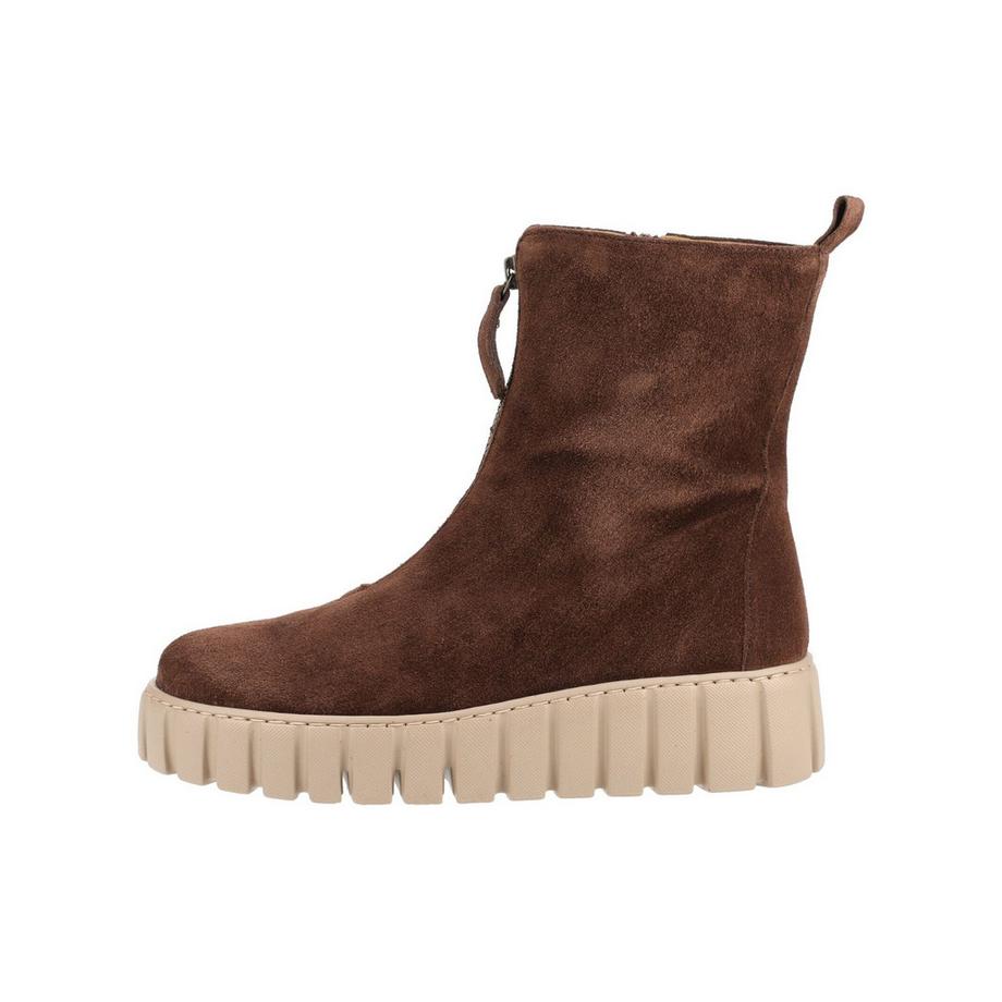 Gabor Veloursleder Stiefelette mit Plateausohle  