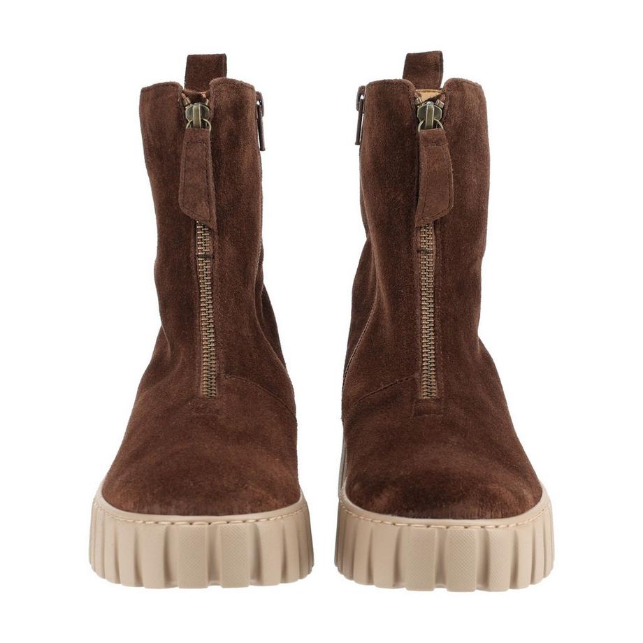 Gabor Veloursleder Stiefelette mit Plateausohle  
