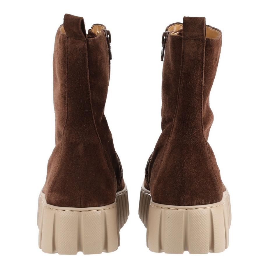 Gabor Veloursleder Stiefelette mit Plateausohle  