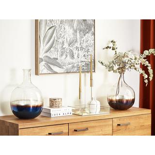 Beliani Vase à fleurs en Verre Moderne RAZALA  