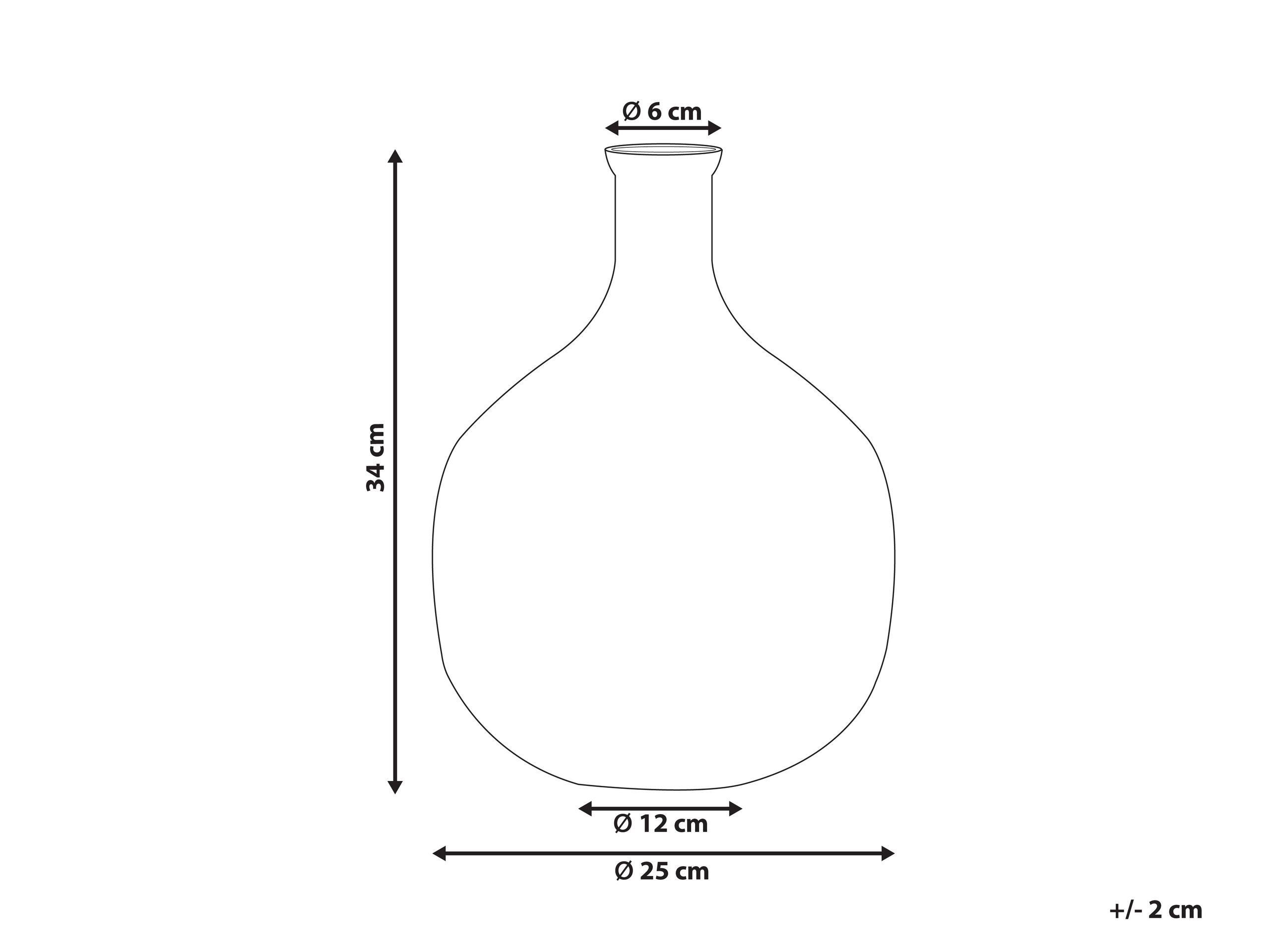 Beliani Décorations en Verre Moderne RAZALA  