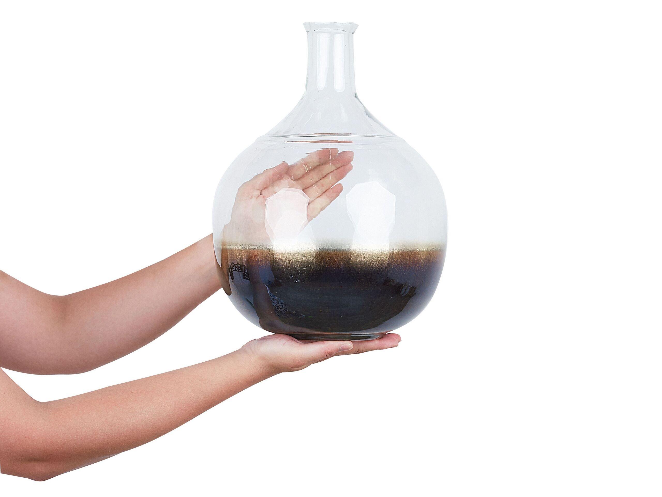 Beliani Vase à fleurs en Verre Moderne RAZALA  