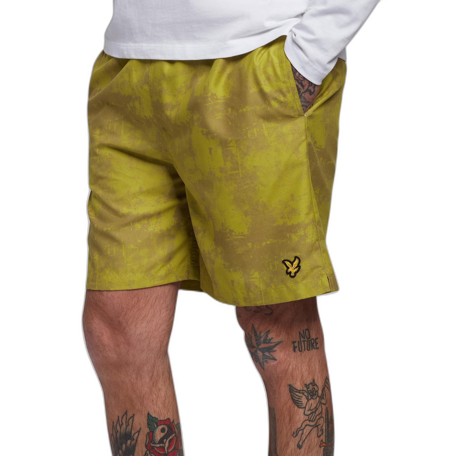 LYLE & SCOTT  bedruckte badeshorts erosion 