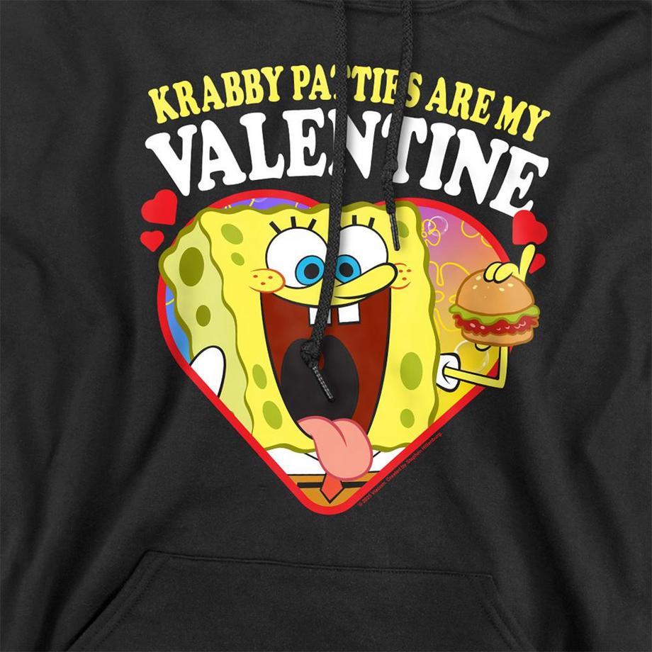 Nickelodeon Sweat À Capuche Krabby Patties Are My Valentine  