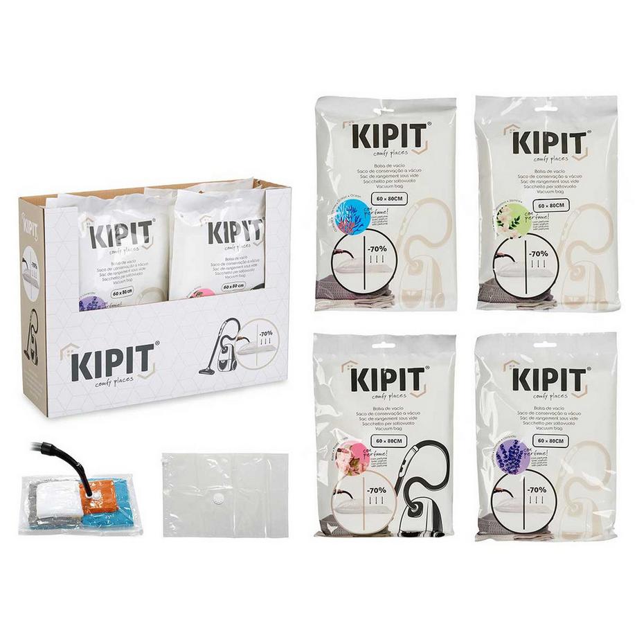 Northio  Emballage sous vide avec parfum 60x80 cm, paquet de 4 