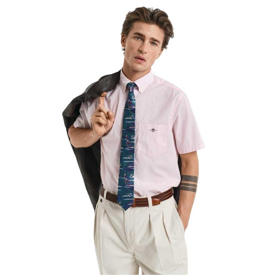 GANT  Camicia Classico Popeline Maniche Corte 