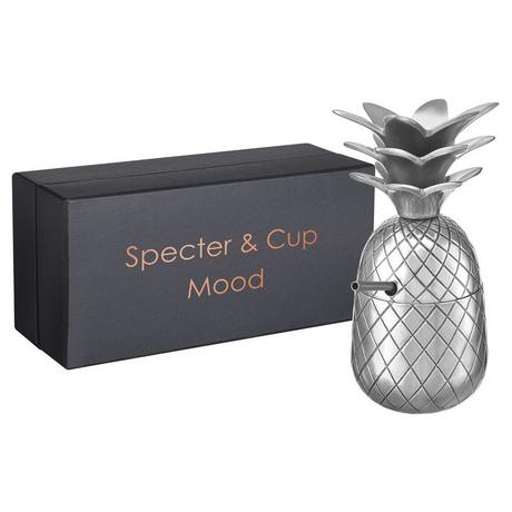 Specter & Cup Ananas Cocktail Becher Mood Silber  
