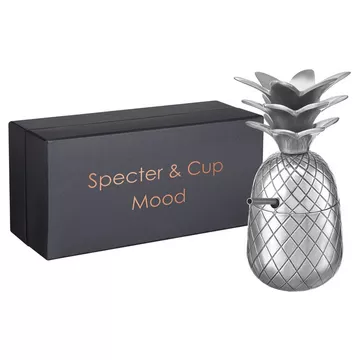 Ananas verre à cocktail argent