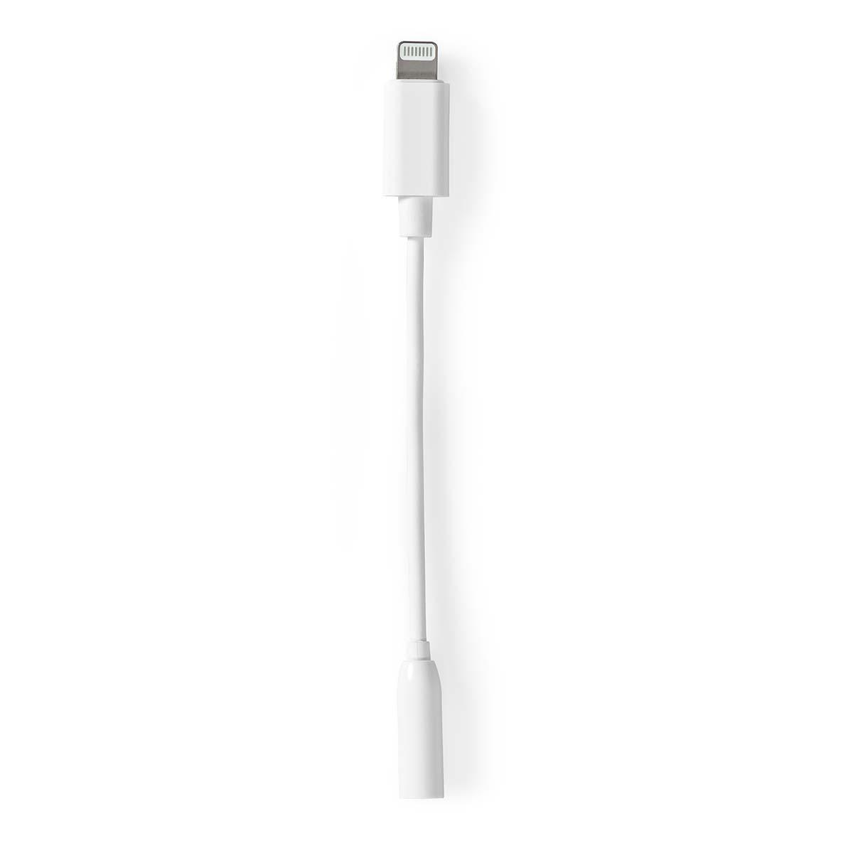 Nedis  Adattatore Lightning | Apple Lightning, 8 pin | 3,5 mm femmina | Nichelato | 0,10 m | Rotondo | PVC 