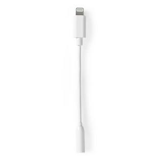 Nedis  Adattatore Lightning | Apple Lightning, 8 pin | 3,5 mm femmina | Nichelato | 0,10 m | Rotondo | PVC 