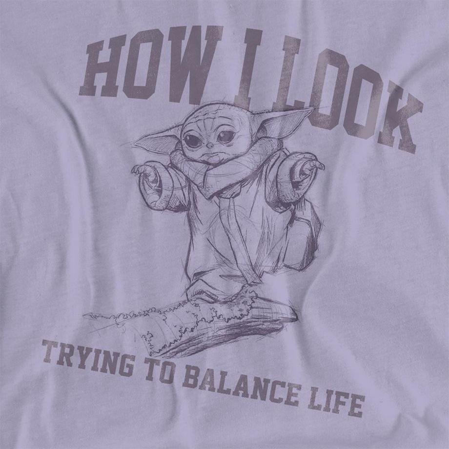 Star Wars: The Mandalorian  Trying To Balance Life T-Shirt 