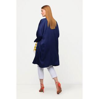 Ulla Popken Kimono Col Châle Larges Manches 3/4  