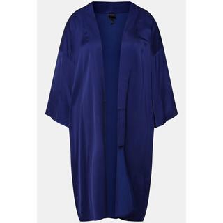 Ulla Popken Kimono Col Châle Larges Manches 3/4  