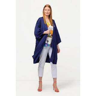 Ulla Popken Kimono Col Châle Larges Manches 3/4  