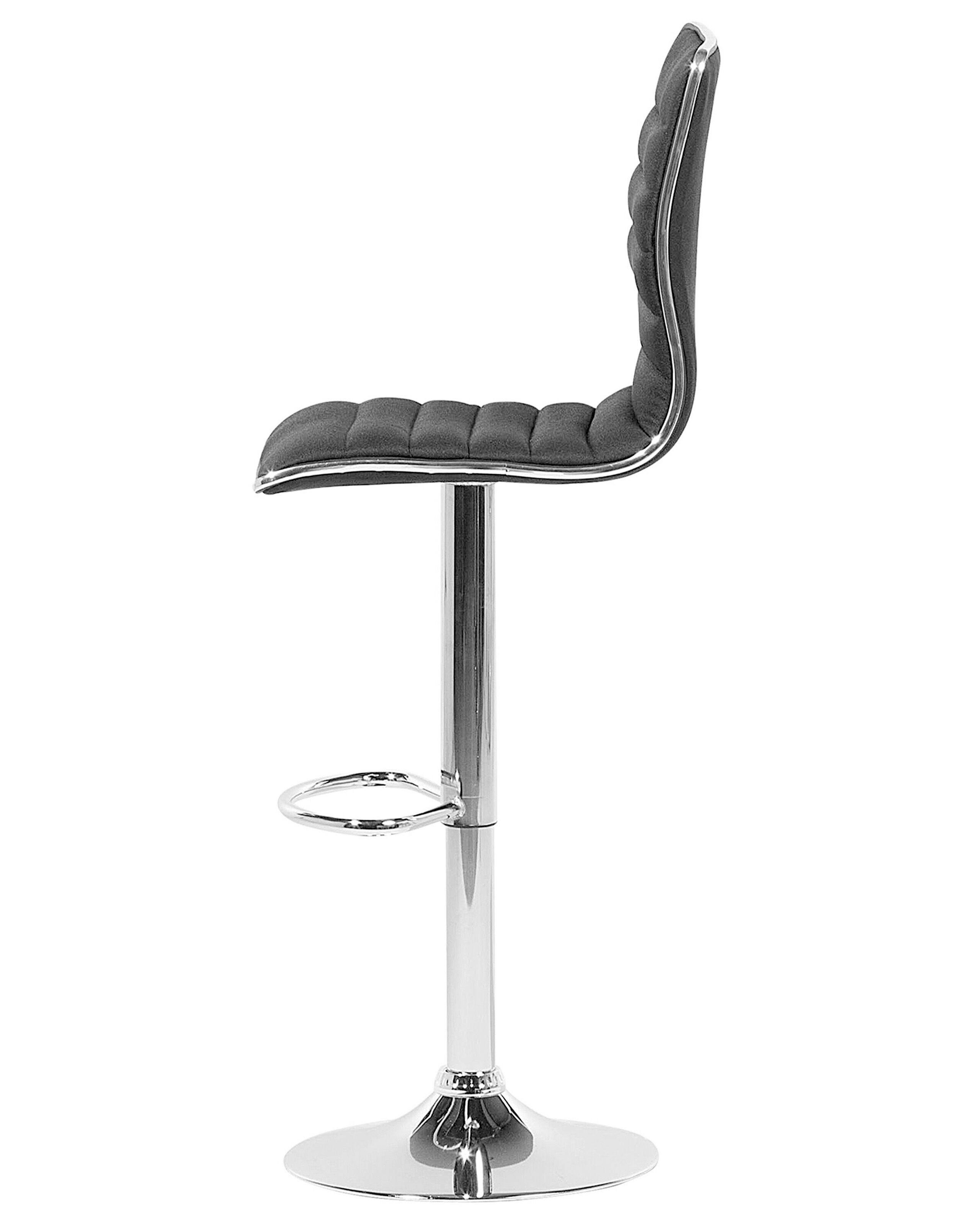 Beliani Set di 2 sedie alte en Tessuto Moderno LUCERNE  