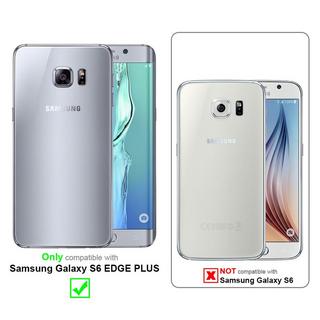 Cadorabo  Housse compatible avec Samsung Galaxy S6 EDGE PLUS - Coque de protection avec fermeture magnétique, fonction de support et compartiment pour carte 