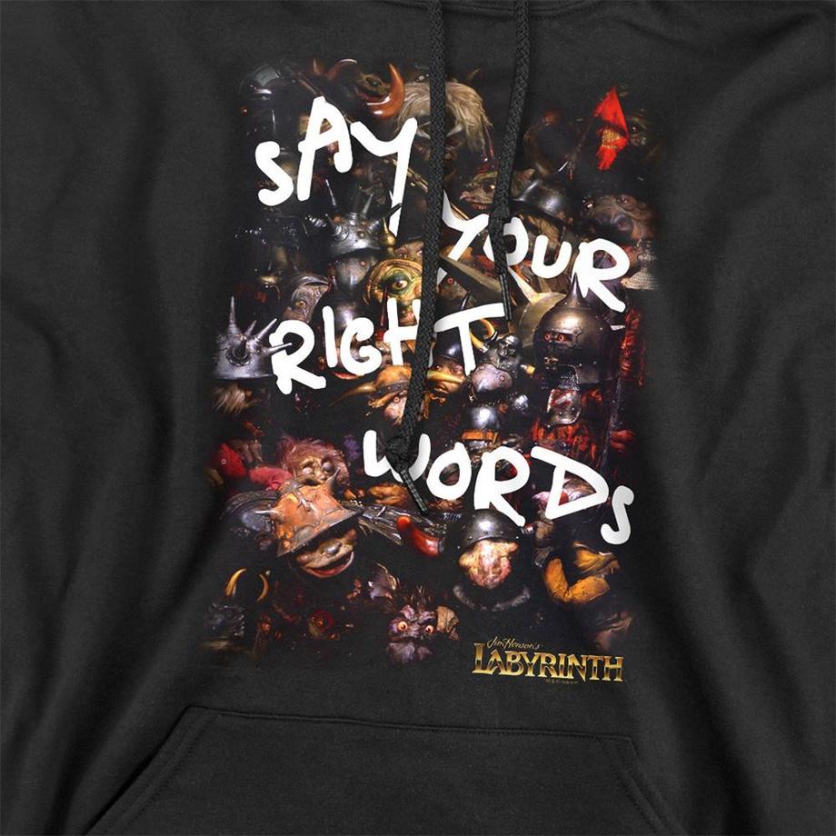 Labyrinth Sweat À Capuche Right Words  