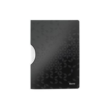 LEITZ Klemmhefter WOW ColorClip A4 4185-00-95 schwarz 30 Blatt
