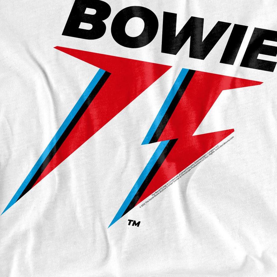 David Bowie 75 T-Shirt Stampata  