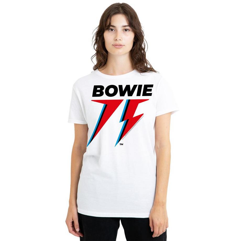 David Bowie 75 T-Shirt Stampata  
