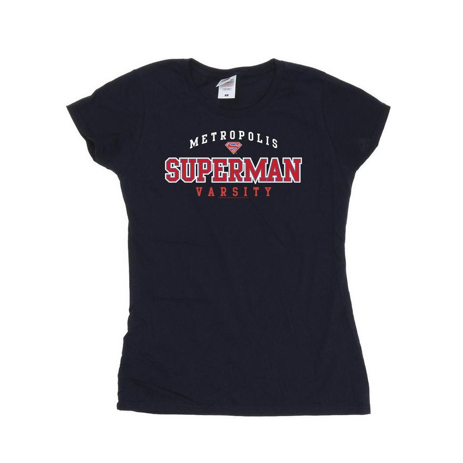 DC COMICS Metropolis Superman Varsity T-Shirt  