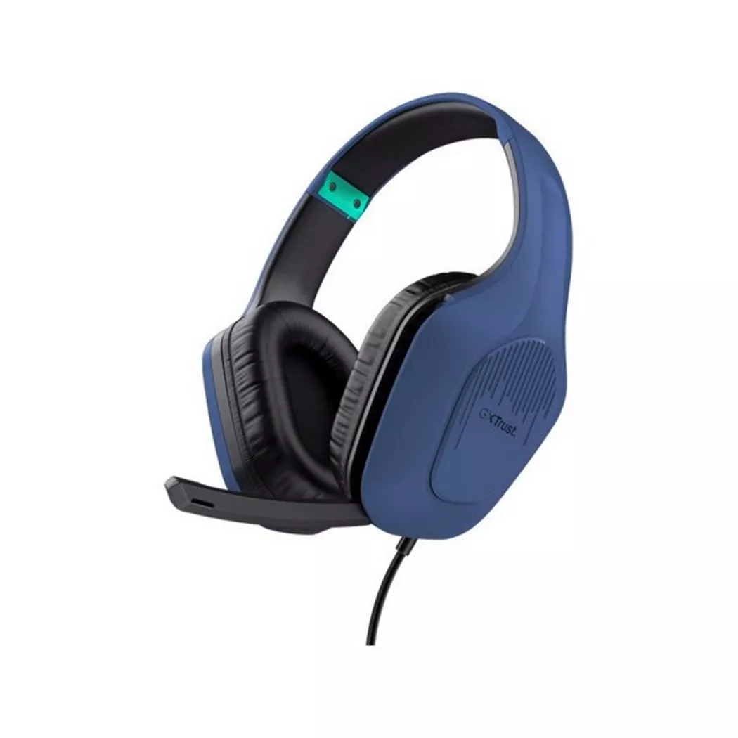 Trust GXT 415B Zirox Casque Avec fil Arceau Gaming Bleu