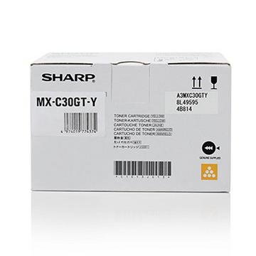 SHARP Toner yellow MX-C30GTY MX-C301W 6000 Seiten