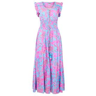 Joe Browns  Gerafftes Paisley-Maxikleid 