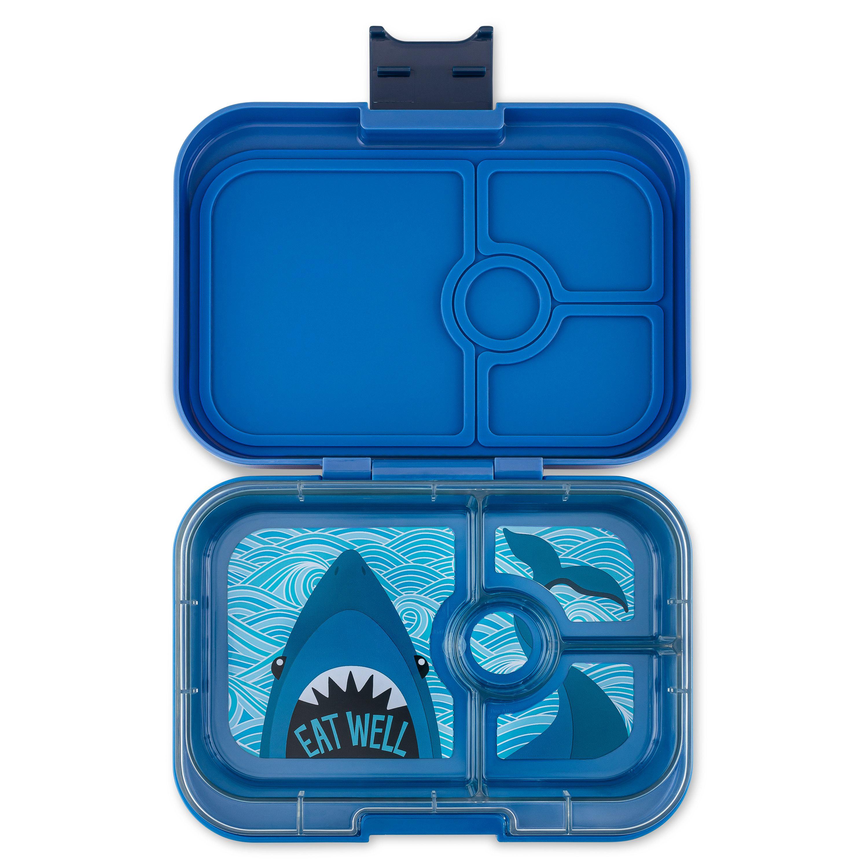 Yumbox Yumbox Panino (4 Unterteilungen) Surf Blue Shark Hai Znüni Lunchbox  