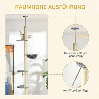 PawHut  Arbre à gratter 