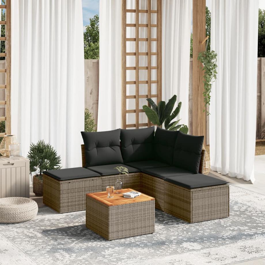 VidaXL Garten sofagarnitur poly-rattan  